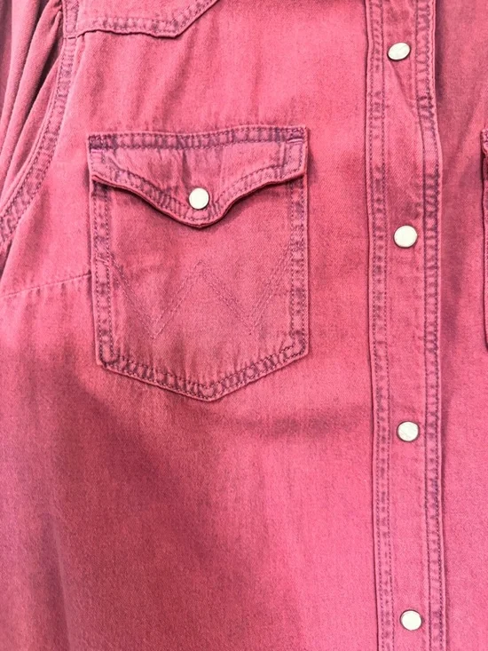 Wrangler x Barbie Western Shirt Dress Pink Denim XL Mattel Collab
Description: - Picture 3 of 6